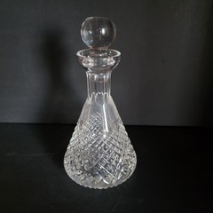 Tyrone Ireland Crystal Decanter W/Non Original Stopper Barware Whiskey Container