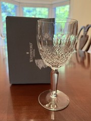 Waterford Crystal Colleen Tall Goblet Wine Water Original Box Tags