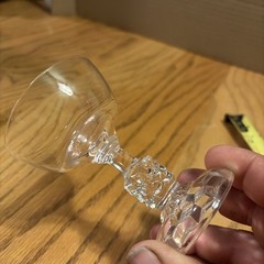 Fostoria American Lady Clear Glass 4″ tall Liquor Cocktail Vintage USA
