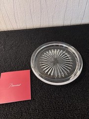 Baccarat Crystal Bottle Coaster D: 13.5 Cm