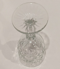 3 LIBBEY Water Goblets Hobstar Starburst Heavy Pressed Glass 12 oz 7″T, Vintage