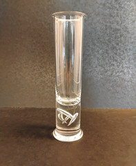 Holmegaard High Life Cocktail Drinking Glass Vase Lutken Denmark Air Twist 9″