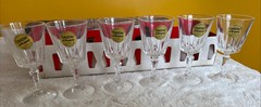 cristal d Arques Versailles Lead Crystal Stemglasses 5cl (1.75 Oz.) 6 In Box New
