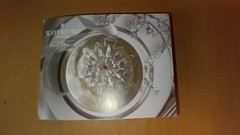 WATERFORD CRYSTAL SNOWFLAKE WISHES «JOY» RUBY CASED FLUTE, 2011 LIMITED ED NIB