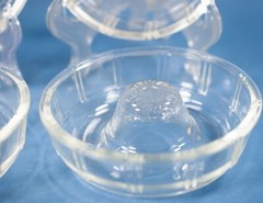 Vtg McKee Glasbake Little Princess Jello Bundt Mold Lot of 4