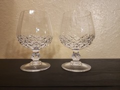 CRISTAL D’ARQUES LONGCHAMP BRANDY SNIFTERS – SET OF 2