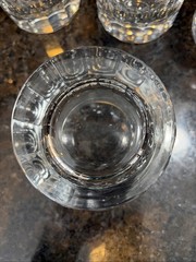(6) TOWLE RELECTIONS Old Fashioned Cut Crystal Panels, 3 7/8″ Beauty & Heavy!
