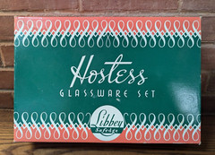 Vintage Libbey HOSTESS GLASSWARE SET of 8 24K Gold Accent – New in Original Box