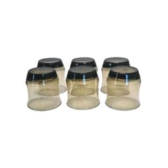 Libbey 9oz On The Rocks Glasses Set Of 6 Retro Apollo 1975 Barware