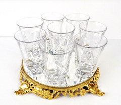 Duncan Miller Canterbury Set EIGHT FLAT TUMBLERS Wine Whiskey Juice Glass 4.5″