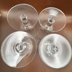 SET OF 4 PRINCESS HOUSE HERITAGE FOOTED ICED TEA GLASSES #425 FLORAL ETCHED 6”