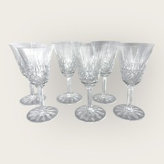 Saint Louis Glasses Tarn Cristal France 1960 X6 Model 1957 16 cm