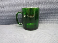 Cristal d’Arques Crystal Emerald Pattern Set of 4 Mugs 3 5/8″T x 3 1/8″