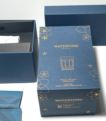 NEW WATERFORD 2022 WINTER WONDERS WINTER ROSE DOUBLE OLD FASHIONED TUMBLER GLASS