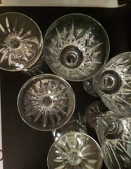 Set of 6 Ascot Crystal Water Glasses 8 oz. By Royal Brierly