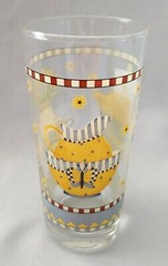 SAKURA TEAPOTS GLASS TUMBLER 16 OZ