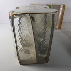 Vtg Luminarc Boxed Hi-ball Glasses Tumblers x 12 Made In France 33cl
