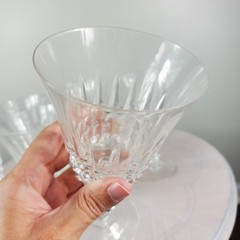 Vintage W.M. Dalton French Lead Crystal Goblets SET OF 8 in Original Boxes No 1