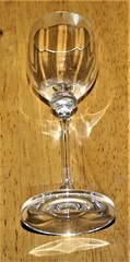 Mikasa ~ NICOLE CLEAR – 6 INCH CORDIAL – Wafer Stem – 1989-2010 Plain/Optic Bowl