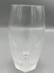 CRISTAL SEVRES FRANCE 5.5″ Highball Drinking Glass with Frosted Bottom SUPERB