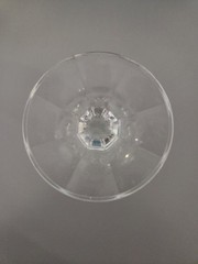 3 Bohemian Crystal Hand Painted Floral Wine Glasses 7 ounces Exc Cond Sale