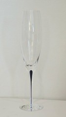 Intermezzo Blue by Orrefors Crystal Champagne Glasses 9 3/4″ (9.75″) Tall