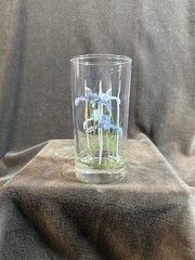 Corelle Shadow Iris Set Of 3 Vintage 12 Ounces Tumblers Glasses 5.5” High
