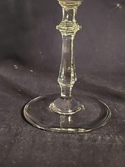 Marlene Rock Sharpe 1940s, 7 5/8in. Hand-blown Crystal Water Goblets Set of 2