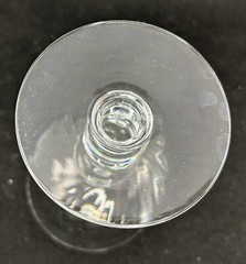 Gorham Gentry Clear Crystal Water Goblets 6.7in Discontinued Set of 2
