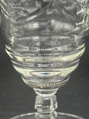 Set of 2 Rock Sharpe Arctic Rose Footed Juice Glasses 4-7/8″