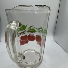Libbey Cherries Swanky Swigs Juice Glasses and Pitcher