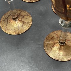 4 Rimmington Vian Goblets Hand Made In England