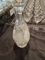 Vintage Fostoria Romance Etched Crystal Glassware 100 Piece Set – Excellent Cond