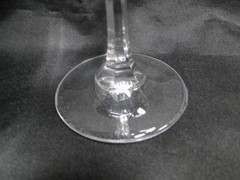Towle Cornet, Clear w/ Cut Stem: Water or Wine Goblet (s), 8 5/8″ Tall
