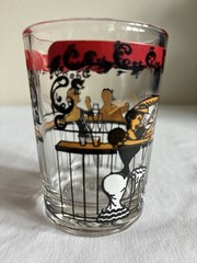3 Vintage HAZEL ATLAS Shot Glasses GAY 90’S MCM Double Shot 1950’s Saloon Bar