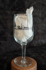 Collectible «Yuma Crossing, Colorado River State Park» 4 Oz Tasting Wine Glass