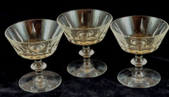 Libbey Champagne/Dessert/Sherbet (3) Raleigh Glasses