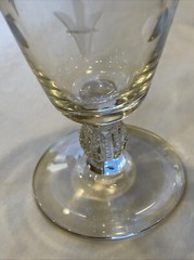 SET OF 5 – Prentiss Nancy LADY HILTON Water/ Tea Glasses Goblets 7.5 In, 1950