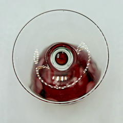 Set of 4 Mikasa Cheers Ruby Etched Balloon Red Wine Glasses 9” France Excellent