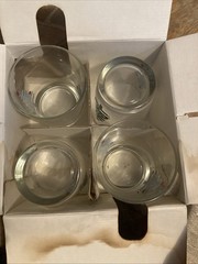 1996 Dayton Hudson Double Old-Fashioned Glasses – Set of 4 – NOS New Open Box