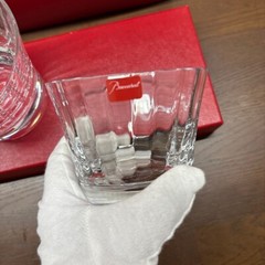 Baccarat Mille Nuits Rock Tumbler Glasses Set of 2 New Unused, Box Marked