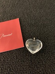 Pendant Necklace Clear Heart in Baccarat Crystal