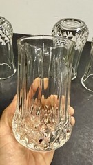 Set Of 4 Vintage Longchamp Style Cristal D’Arques Drinking Glasses 8 oz 5.0”