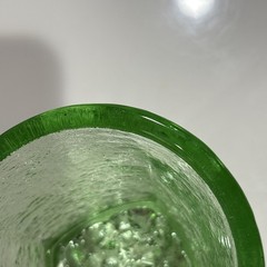 Fire And Light Glass Green Celery On The Rocks Tumbler Recycled Drinking Barware