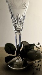 Waterford Wedding Collection Fluted Swan Champagne Toasting Glass 9 1/4In. ~1 Pc