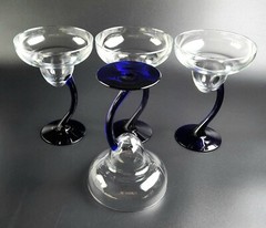 Vintage-Set of 4 -Bravura by LIBBEY GLASS COMPANY – Margarita Glasses – 7 1/8″