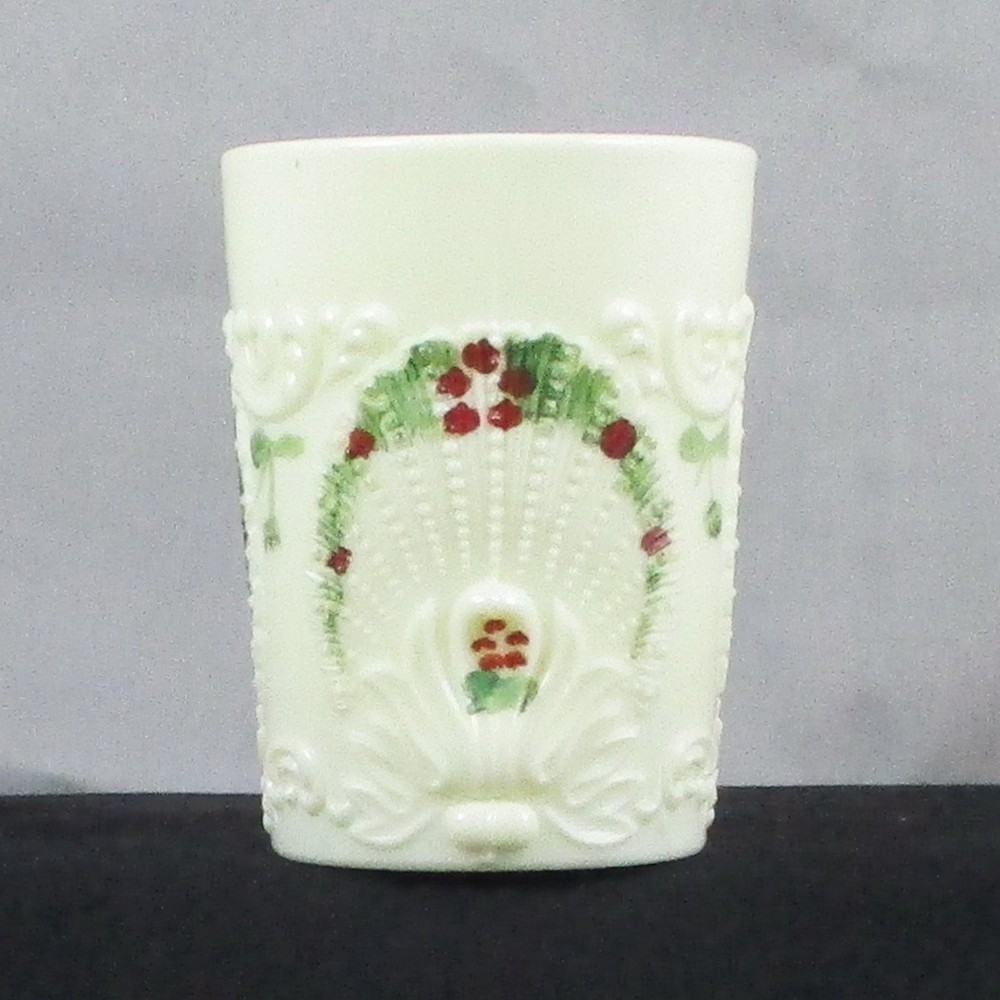 EAPG NORTHWOOD GENEVA YELLOW CUSTARD GLASS TUMBLER