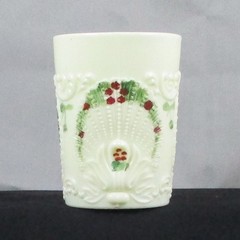 EAPG NORTHWOOD GENEVA YELLOW CUSTARD GLASS TUMBLER