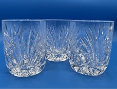 Set of 4 Gorham Rosewood Double Old Fashioned Drink Crystal Glasses