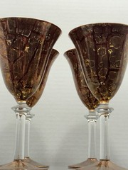 4 Rimmington Vian Goblets Hand Made In England